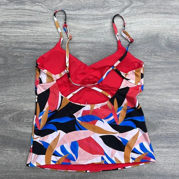 Prana Jess Reversible Tankini & Gemma Reversible Bottoms, tropics - Picture 11 of 16